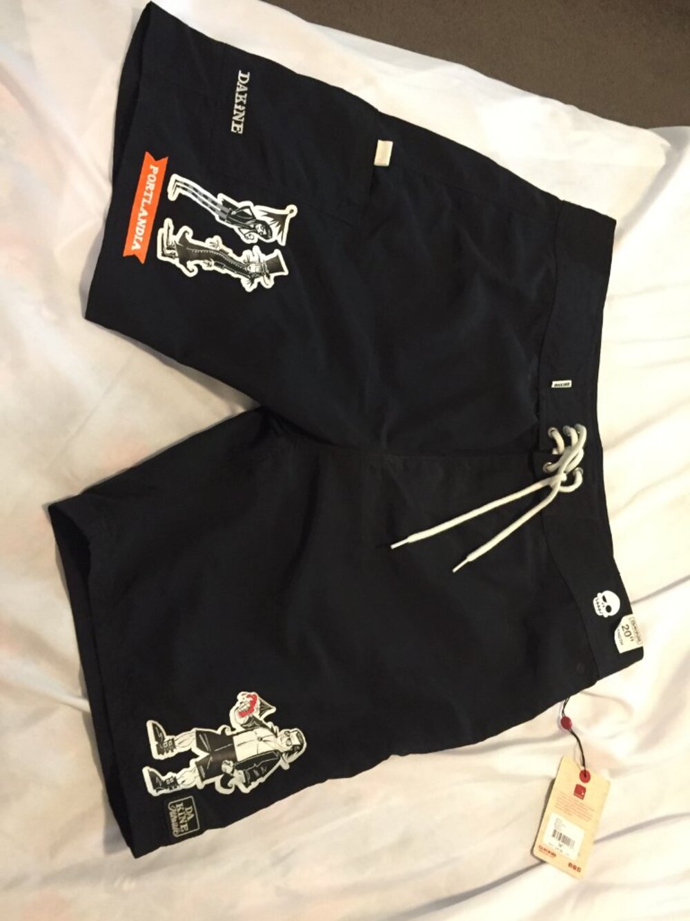 Dakine Beach Boy Board Shorts 38" "PORTLANDIA" NEW WITH TAGS  MEASURES 19" @ WAI